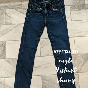 American eagle jeans, xshort, 4p